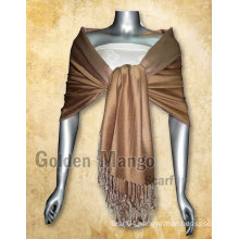 Double Face solid color Pashmina viscose Shawl